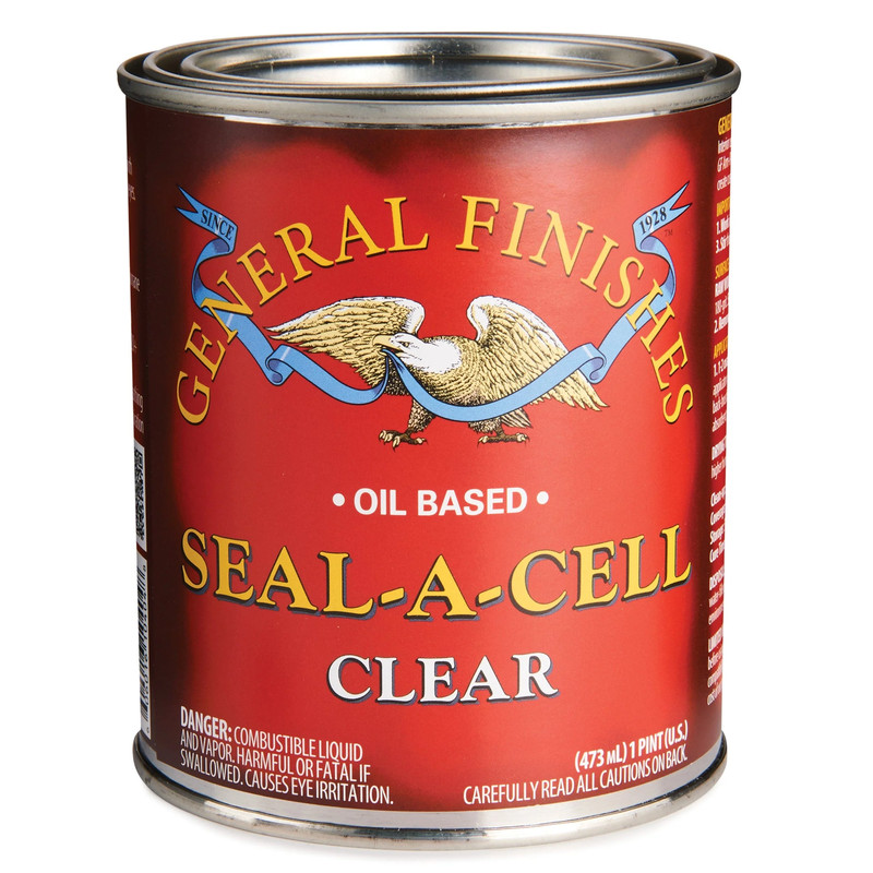 Seal-A-Cell Varnish - Solvent Based - Satin - Clear - Size:1 Pint